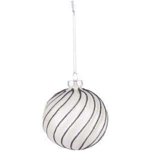 Clayre & Eef 6GL4132 Christmas Ball Ø 8x8 cm...