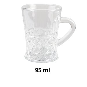 Clayre & Eef 6GL4200 Mug 6x8x8 cm - 95 ml