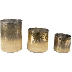 Clayre & Eef 6GL4272 Tealight Holder Ø 10x14...