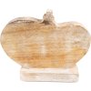 Clayre & Eef 6H2244 Decoration Pumpkin 29x6x22 cm Brown - White