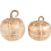 Clayre & Eef 6H2245 Decoration Pumpkin Ø 18x18 cm Gold Coloured