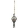 Clayre & Eef 6H2288 Decoration Ornament Ø 7x19 cm Grey - Brown Pendant