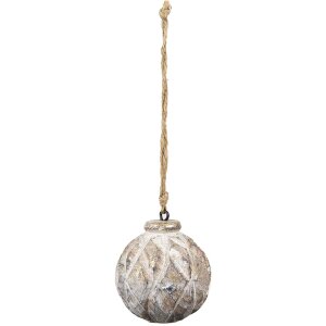 Clayre & Eef 6H2289 Decoration Ball Ø 8x8 cm...