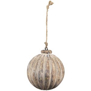 Clayre & Eef 6H2290 Decoration Ball Ø 13x13 cm...