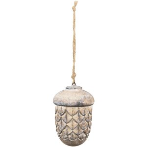 Clayre & Eef 6H2292 Decoration Acorn Ø 8x12 cm...