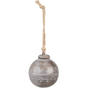 Clayre & Eef 6H2295 Decoration Ball Ø 7x8 cm...