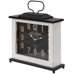 Clayre & Eef 6KL0768 Table Clock 36x10x32 cm - 1xAA...