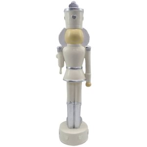 Clayre & Eef 6PR3655 Decoration Nutcracker 9x9x35 cm Beige