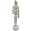 Clayre & Eef 6PR3655 Decoration Nutcracker 9x9x35 cm Beige