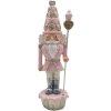 Clayre & Eef 6PR3664 Decoration Nutcracker 5x5x16 cm Pink