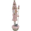 Clayre & Eef 6PR3664 Decoration Nutcracker 5x5x16 cm Pink