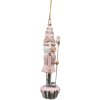 Clayre & Eef 6PR3668 Decoration Nutcracker 3x3x11 cm Pink