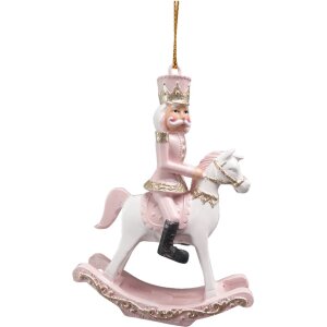 Clayre & Eef 6PR3671 Decoration Nutcracker on Rocking...