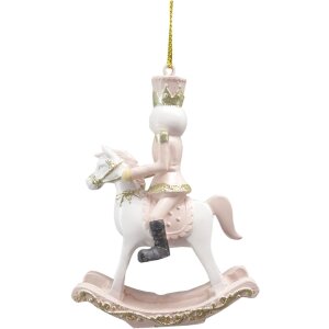 Clayre & Eef 6PR3671 Decoration Nutcracker on Rocking...