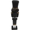 Clayre & Eef 6PR3673 Decoration Nutcracker 5x4x20 cm Black