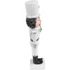 Clayre & Eef 6PR3677 Decoration Nutcracker 5x4x19 cm White