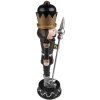 Clayre & Eef 6PR3686 Decoration Nutcracker 7x7x23 cm Black