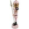 Clayre & Eef 6PR3687 Decoration Nutcracker 7x7x23 cm Pink