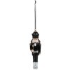 Clayre & Eef 6PR3693 Decoration Pendant Nutcracker 4x2x15 cm Black