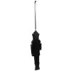 Clayre & Eef 6PR3693 Decoration Pendant Nutcracker 4x2x15 cm Black