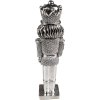 Clayre & Eef 6PR3694 Decoration Nutcracker 5x4x19 cm Silver-coloured