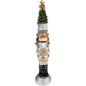 Clayre & Eef 6PR3706 Decoration Nutcracker 5x5x25 cm...