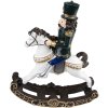 Clayre & Eef 6PR3709 Decoration Nutcracker on Rocking Horse 15x5x18 cm Green