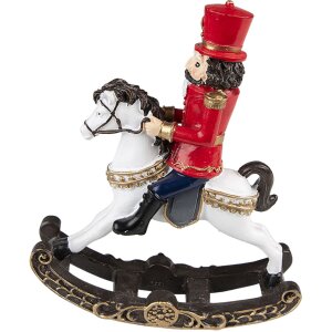 Clayre & Eef 6PR3710 Decoration Nutcracker on Rocking...