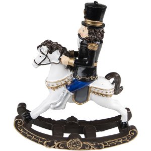 Clayre & Eef 6PR3711 Decoration Nutcracker on Rocking...