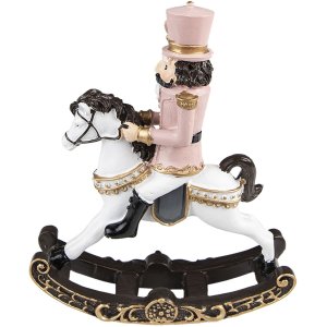 Clayre & Eef 6PR3712 Decoration Nutcracker on Rocking...