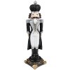 Clayre & Eef 6PR3714 Decoration Nutcracker 8x8x24 cm Black