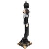 Clayre & Eef 6PR3714 Decoration Nutcracker 8x8x24 cm Black