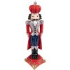 Clayre & Eef 6PR3715 Decoration Nutcracker 8x8x24 cm Red