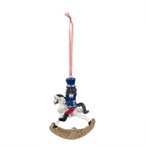 Clayre & Eef 6PR3716 Decoration Nutcracker on Rocking...