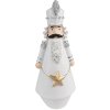 Clayre & Eef 6PR3720 Decoration Nutcracker 9x9x24 cm White