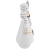 Clayre & Eef 6PR3720 Decoration Nutcracker 9x9x24 cm White