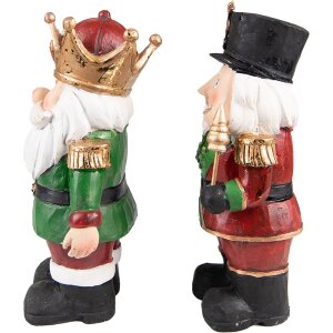 Clayre & Eef 6PR3732 Decoration Nutcracker (Set of 2)...