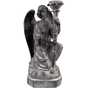 Clayre & Eef 6PR3733Z Candle Holder Angel 15x14x29 cm...