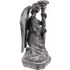 Clayre & Eef 6PR3733Z Candle Holder Angel 15x14x29 cm Grey