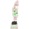 Clayre & Eef 6PR3736 Decoration Nutcracker 9x6x24 cm Green - Pink