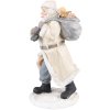 Clayre & Eef 6PR3738 Decoration Father Christmas 11x9x21 cm Beige - Grey