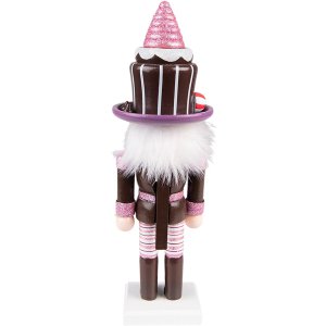 Clayre & Eef 6PR3746 Decoration Nutcracker 8x8x26 cm Purple