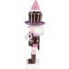 Clayre & Eef 6PR3746 Decoration Nutcracker 8x8x26 cm Purple