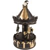 Clayre & Eef 6PR3773 Music Box Carousel Ø 11x20 cm Black