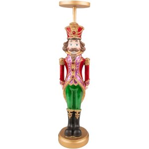 Clayre & Eef 6PR3787 Candle Holder Nutcracker...