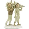 Clayre & Eef 6PR4796 Decoration Children with Christmas Tree 12x6x15 cm