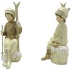 Clayre & Eef 6PR4798 Decoration Children (2 pieces) 10x7x18 cm Beige - Gold Coloured