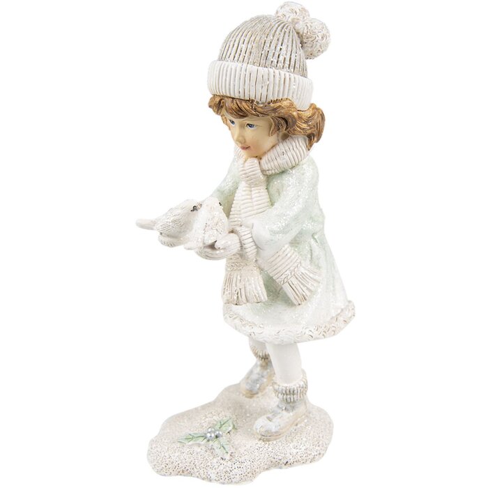 Clayre & Eef 6PR4802 Decoration Child 10x7x19 cm White