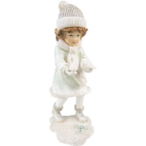 Clayre & Eef 6PR4802 Decoration Child 10x7x19 cm White