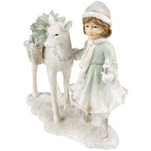 Clayre & Eef 6PR4808 Decoration Child with Deer...